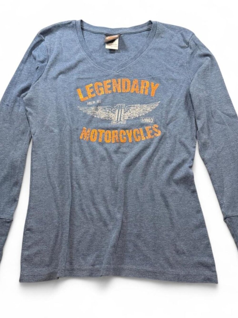 Y2K Harley-Davidson New York City Women's Long Sleeve Tee L